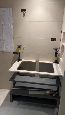 WeHome室內設計 - 浴櫃安裝