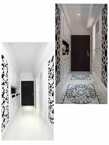 風華世代設計（新戶加入Pro360專業版） - 3D與完工對比：合宜住宅熊小江住宅/玄關