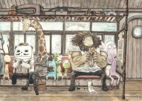 森似風格 - 搭乘火車~旅程開始囉~~