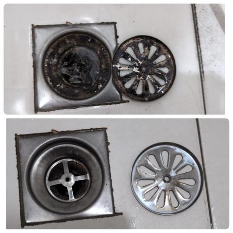 潔癖鬼整潔服務 - 地排清潔前後