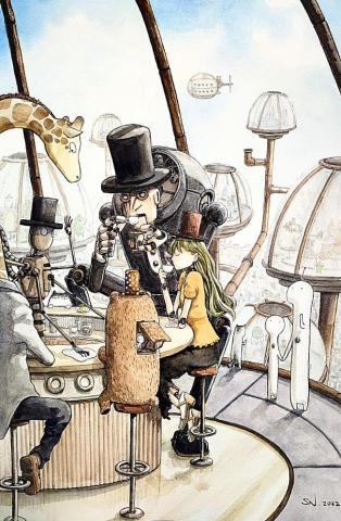 森似風格 - 天空樹咖啡廳~~~自動化的管理