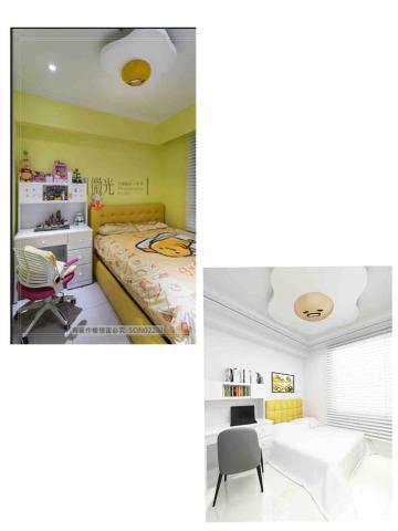 風華世代設計（新戶加入Pro360專業版） - 3D與完工對比：合宜住宅熊小江住宅/小孩房