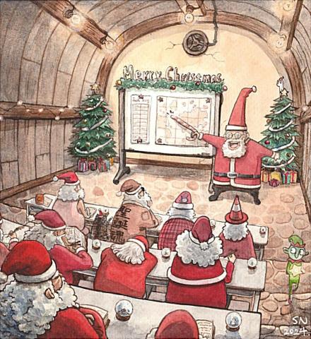 森似風格 - 聖誕節前夕~聖誕老人總部正在召開作戰會議~~