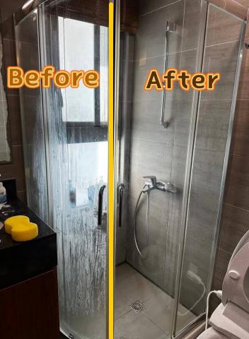 花媽咪清潔 - 浴室乾濕分離水垢清除