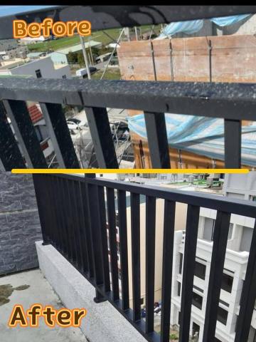 花媽咪清潔 - 欄杆除漆噴點