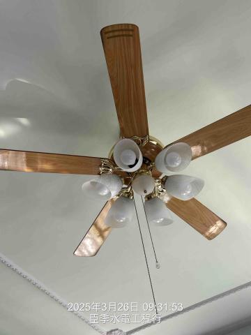 臣季水電工程行 - 吊扇安裝