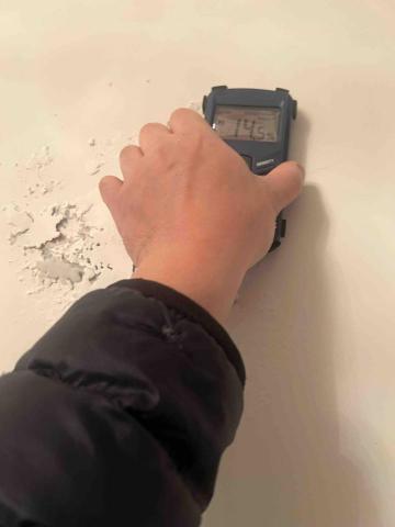 安心宅工程 - 壁癌發生處牆體水分含量檢測 安心宅工程 - 壁癌發生處牆體水分含量檢測