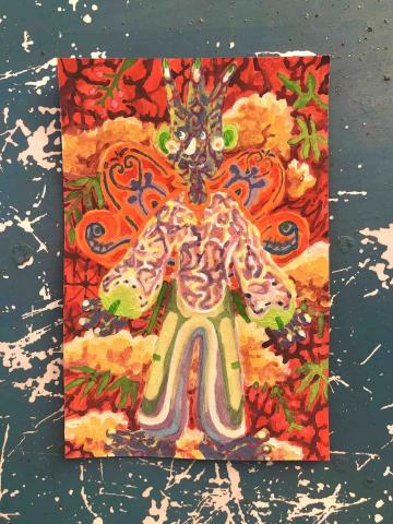 清晨個人工作室 - 手繪小精靈卡片