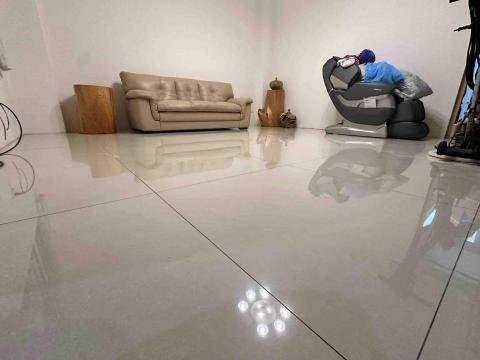 A-wang清潔工作室，廣郉企業社 - 磁磚地板，打蠟拋光