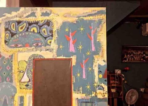 清晨個人工作室 - 台東民宿門面手繪設計案_局部