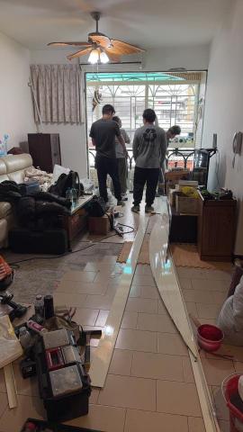 菜根湯圓   - 位於大安區公寓無電梯五樓地板、鋁窗、沙發、泥作、油漆,滿屋大型家俱鋼琴,沒有搬離情況下,我們完成地板全屋施工 菜根湯圓   - 位於大安區公寓無電梯五樓地板、鋁窗、沙發、泥作、油漆,滿屋大型家俱鋼琴,沒有搬離情況下,我們完成地板全屋施工