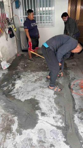 A-wang清潔工作室，廣郉企業社 - 地板都打除作業