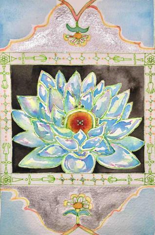 清晨個人工作室 - 手繪個人作品記錄_蓮花