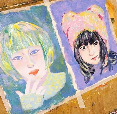 姚采伶 - 人像插畫