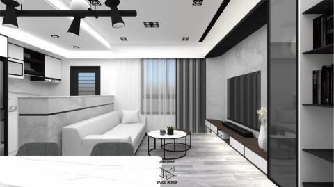 瀞珊室內裝修設計有限公司 - 觀音新成屋3D示意圖