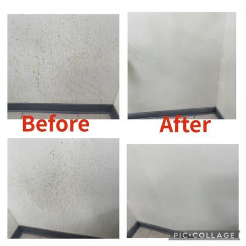 好乾淨工程行 - 牆壁上陳年的污漬，通通清潔溜溜