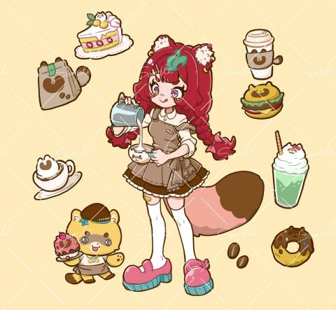 米花狸子 - 日系可愛插畫