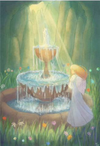 NC - 此作品名稱為祈願，為2025年之作品。
