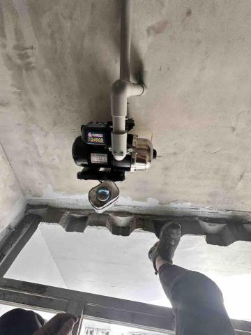 鍾郡肯 - 電子穩壓加壓馬達安裝完成圖