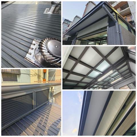 軒瑞工程行 - 精緻雨遮含通風