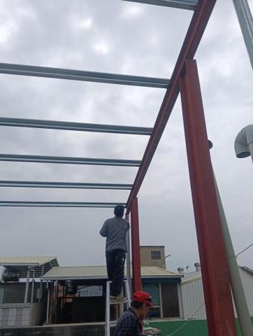 恩陞工程行  統編：95265022 - 114/04/05花壇鄉骨架施工中