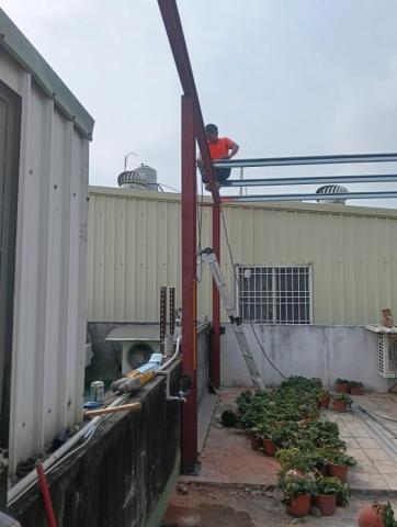 恩陞工程行  統編：95265022 - 114/04/04花壇鄉骨架施工中