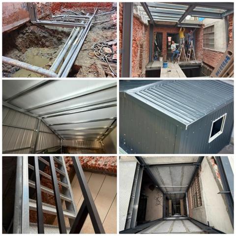 軒瑞工程行 - 民宅電梯鋼構增建工程