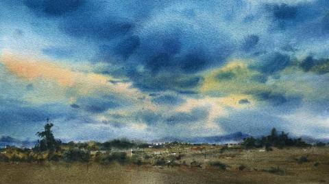 Han studio  邱柏翰 - 工作很累，壓力很大？
來用水彩沉浸雲與天空的療癒氛圍吧！

學習如何輕鬆畫出有層次的雲彩

掌握冷暖色調，表達你的心情故事

享受畫畫過程，找到內心平靜的時刻

用水彩療癒身心，從第一堂課就能開始！