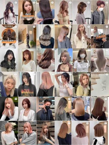 逆妍美形象風格行銷部門 - 美髮行銷排版