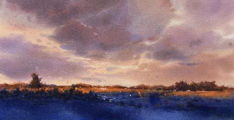 Han studio  邱柏翰 - 不論你想表達浪漫的夕陽、還是細膩的雲層，
只要掌握幾個技巧，就能畫出讓人著迷的天空美景：

快速掌握雲層濕潤與用筆技巧

用簡單配色打造迷人氣氛

學會利用顏色增加畫面層次

立即私訊，預約你的第一堂水彩課！