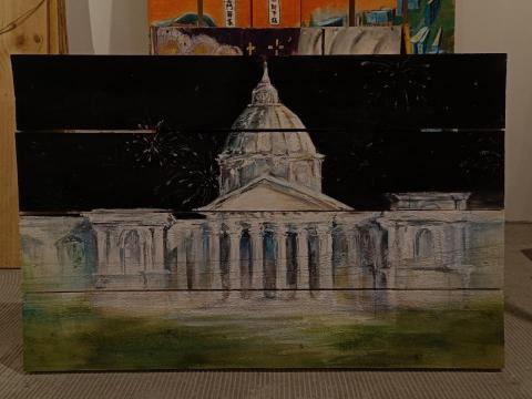 羅珈羽 - 木板壓克力