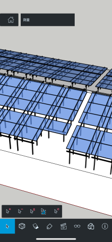 瀧 - 太陽能版簡易3D工人施工完成面圖