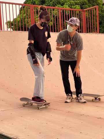 阿璟教練 - 滑板課上課情形