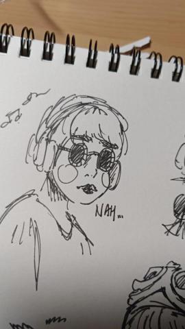 羅珈羽 - 原子筆塗鴉