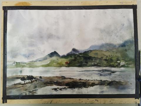 羅珈羽 - 水彩風景