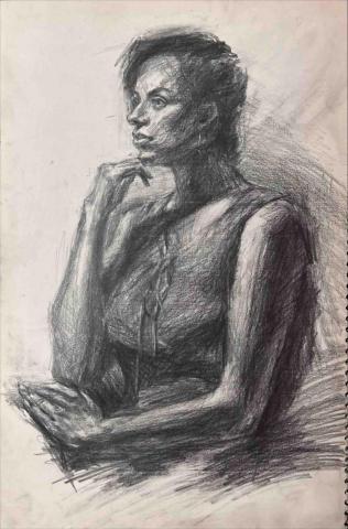 黃冠錦 - 鉛筆人物素描