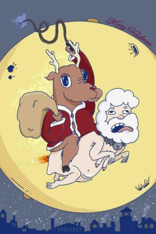 周衣蘋 - 聖誕賀卡/電繪