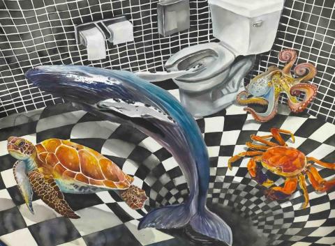 周衣蘋 - 水彩/全開