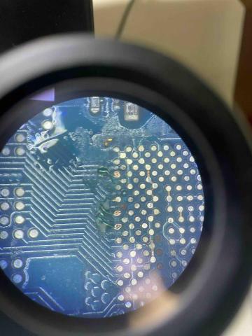林家禾 - 三星 A53 cpu焊盤掉點 飛線修復