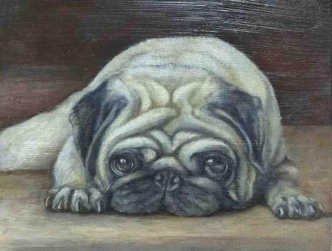 周衣蘋 - 油畫動物