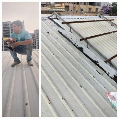 西蒙油漆シモン - 鐵皮屋頂打矽膠防水