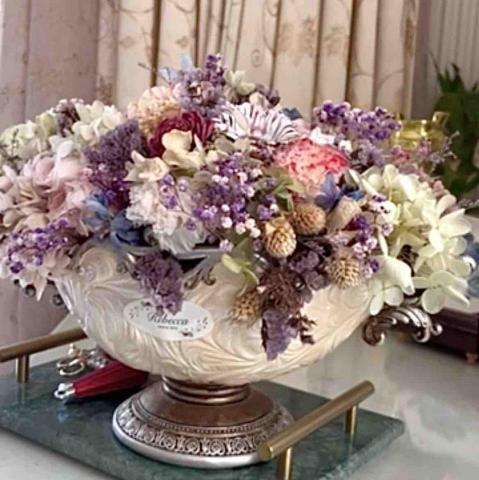 芳療盛宴 - 永生花餐桌大件作品