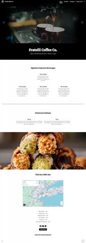 熱愛生活。數位工作室 - 餐飲服務類型企業形象網站.網站範本項目:
⬤首頁.大圖輪播
⬤首頁.產品介紹、價目表
⬤社交連結
⬤營運時間
⬤聯絡方式
⬤RWD 響應式設計

企業形象網站.可增設項目:
⬤Blog功能
⬤日期.時間預約、信件預約通知
⬤整合第三方金流串接
⬤LINE Chat
⬤[待討論需求]