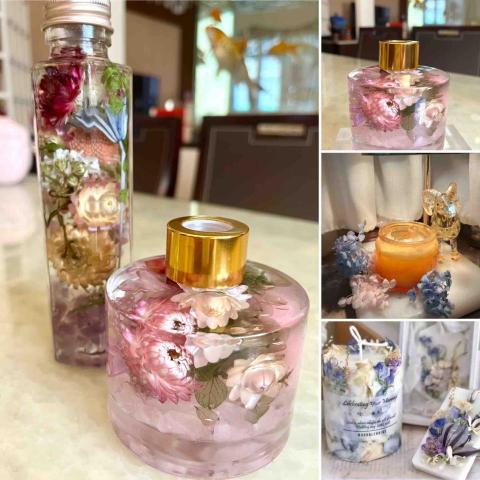 芳療盛宴 - 果凍蠟燭、浮油花、英式香氛蠟燭