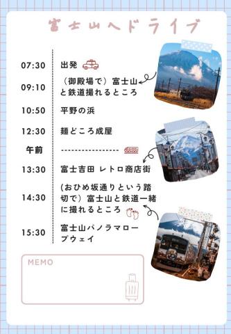 潘廉庠 - 日本富士山一日遊行程規劃