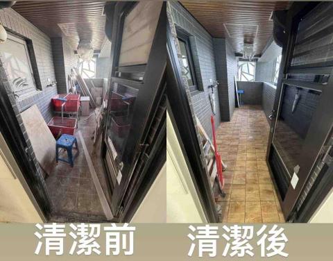 小陳顧家裝潢細清 - 陽台清潔