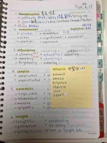 陳潔緹 - 筆記範例