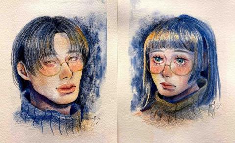 楊韻彤 - 水彩 色鉛