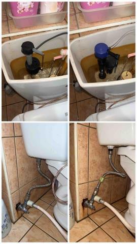 佳昆水電 - 馬桶進水器更換