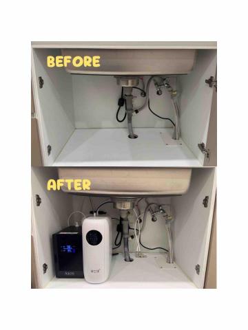 CDWATER澄德淨水廚具設備 - 《AQUAS 淨工坊》AQ812+A16 廚下觸控雙溫淨水組